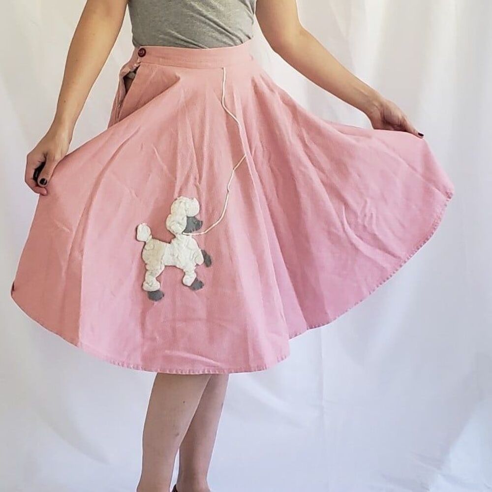 50s Pink Poodle‎ Skirt